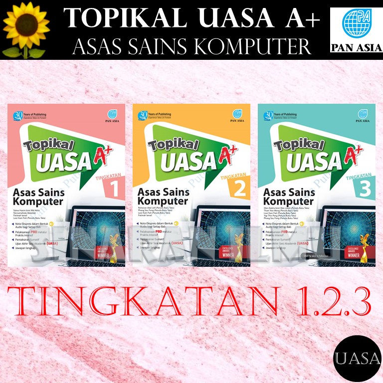 2023：topikal Uasa A Asas Sains Komputer Tingkatan 1 2 3 Pan Asia Shopee Malaysia 8698