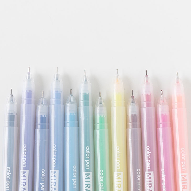 12pcs High Gloss Pastel Neutral Pen Creative Handwriting Neutral Pen ...