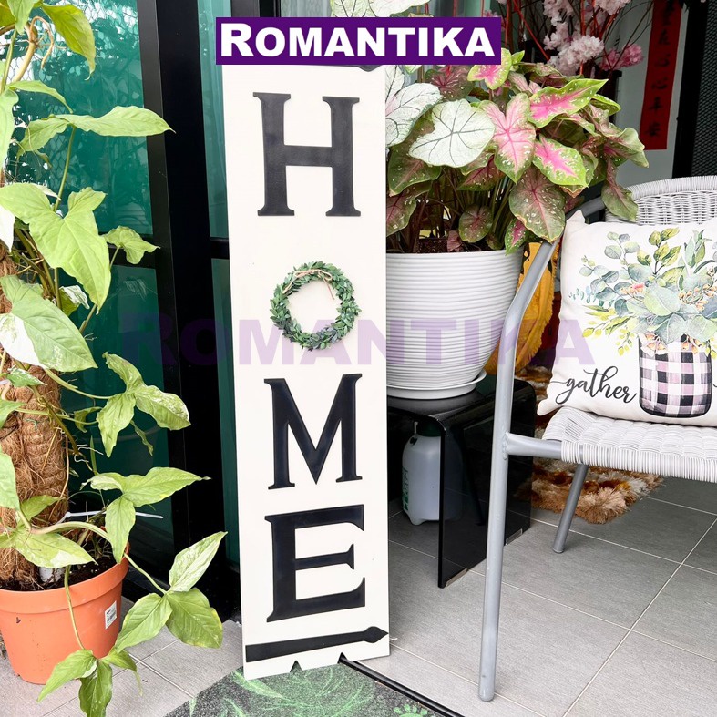 Romantika Wall Decor Wall Art For Home Cafe Birthday Wedding Party Hotel Home Shopee Malaysia