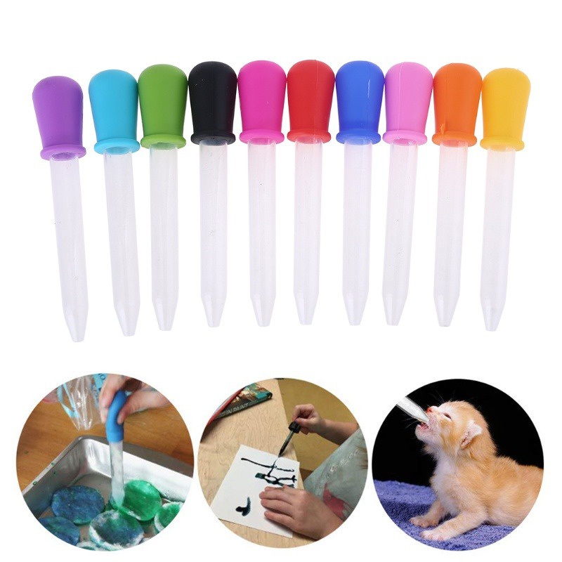 Mini Dropper 5ML Child Baby Dropper Type Medicine Feeder Clear Plastic ...