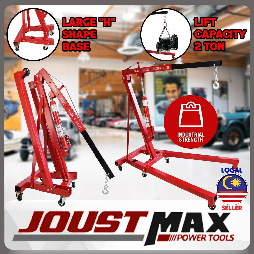 2 Ton Heavy Duty Hydraulic Engine Crane Foldable Engine Crane Repair ...