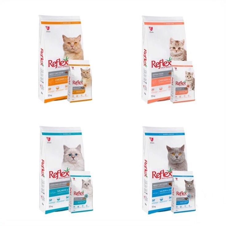 Reflex Premium Cat food 2kg (Original Pack) Kibbles Dry Food Makanan