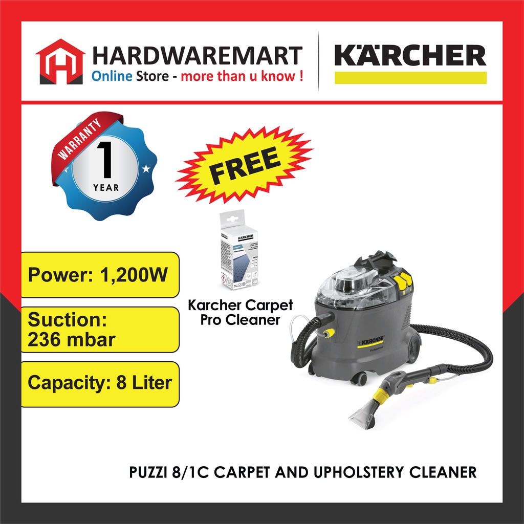 Karcher Puzzi 8/1 C - Karcher Extractors - Auto Detailers