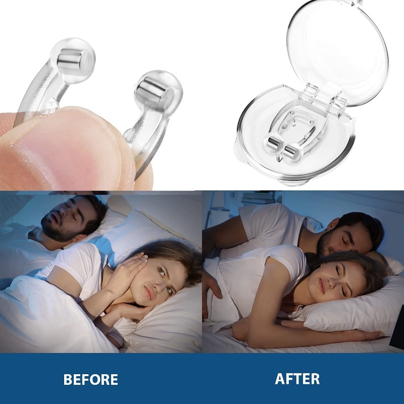Anti Snoring Device /Silicone Nose Clip /Magnet Snore Stopper ...