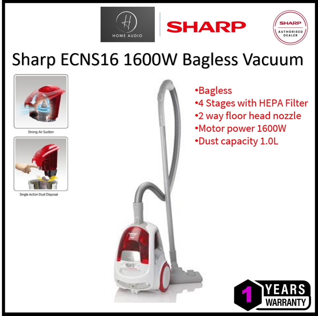 sharp vacuum cleaner shp ecns16r