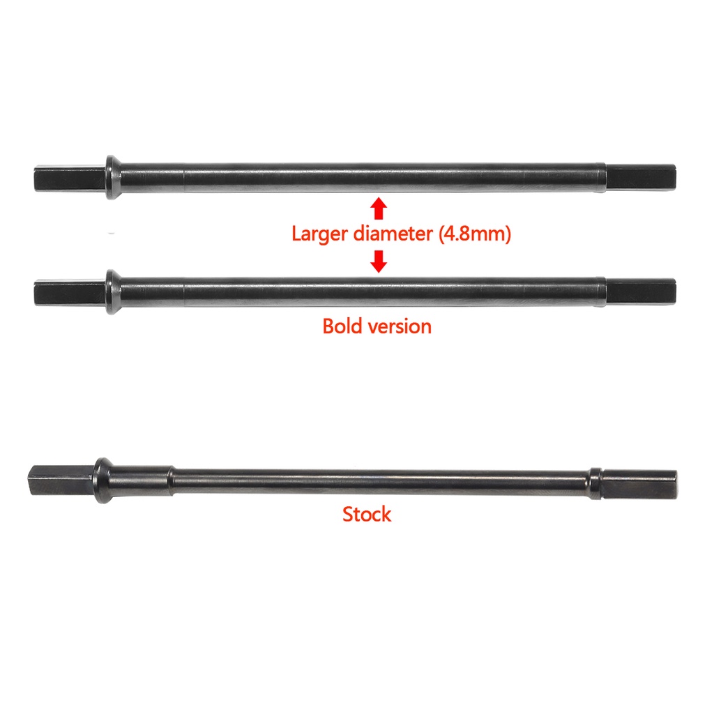 Thicker Steel Universal Joint Straight Shaft Portal Stub Axle Overdrive ...