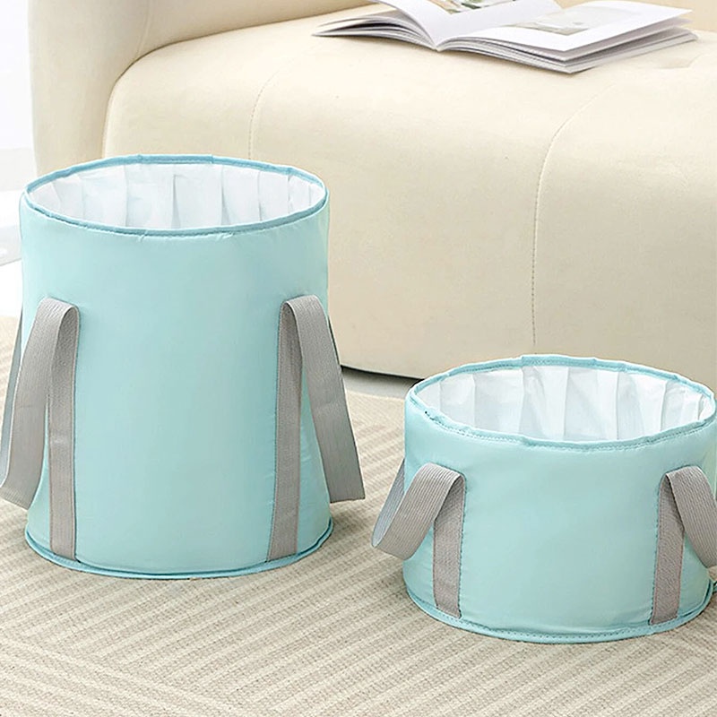 Foldable Leakproof Foot Bath Spa Basin Bag Collapsible Feet Soaking ...