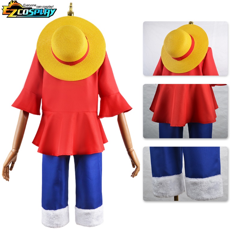  ZENENX Monkey D Luffy Costume 5th Gear Nika White Shirt Shorts  Suit Halloween Luffy Cosplay Suit (White, S) : Clothing, Shoes & Jewelry