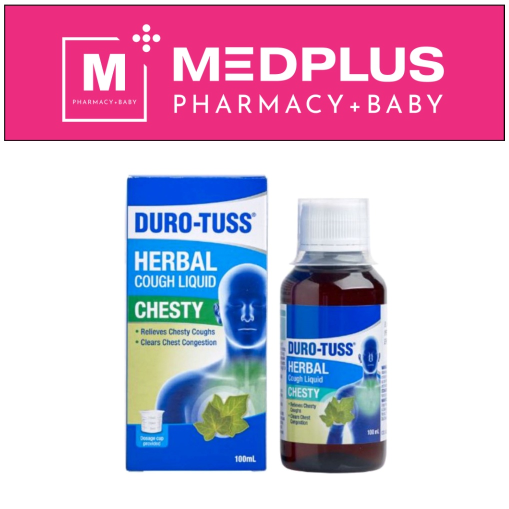 DUROHERB (NonDrowsy) CHESTY COUGH LIQUID 100ML [ DURO HERB / DUROHERB