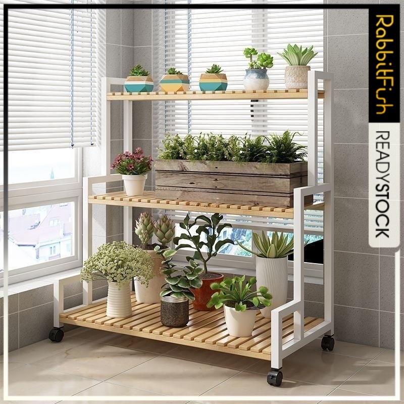 RabbitFish Flower Rack Plant Rack Steel Outdoor Rak Pasu Pokok Bunga ...
