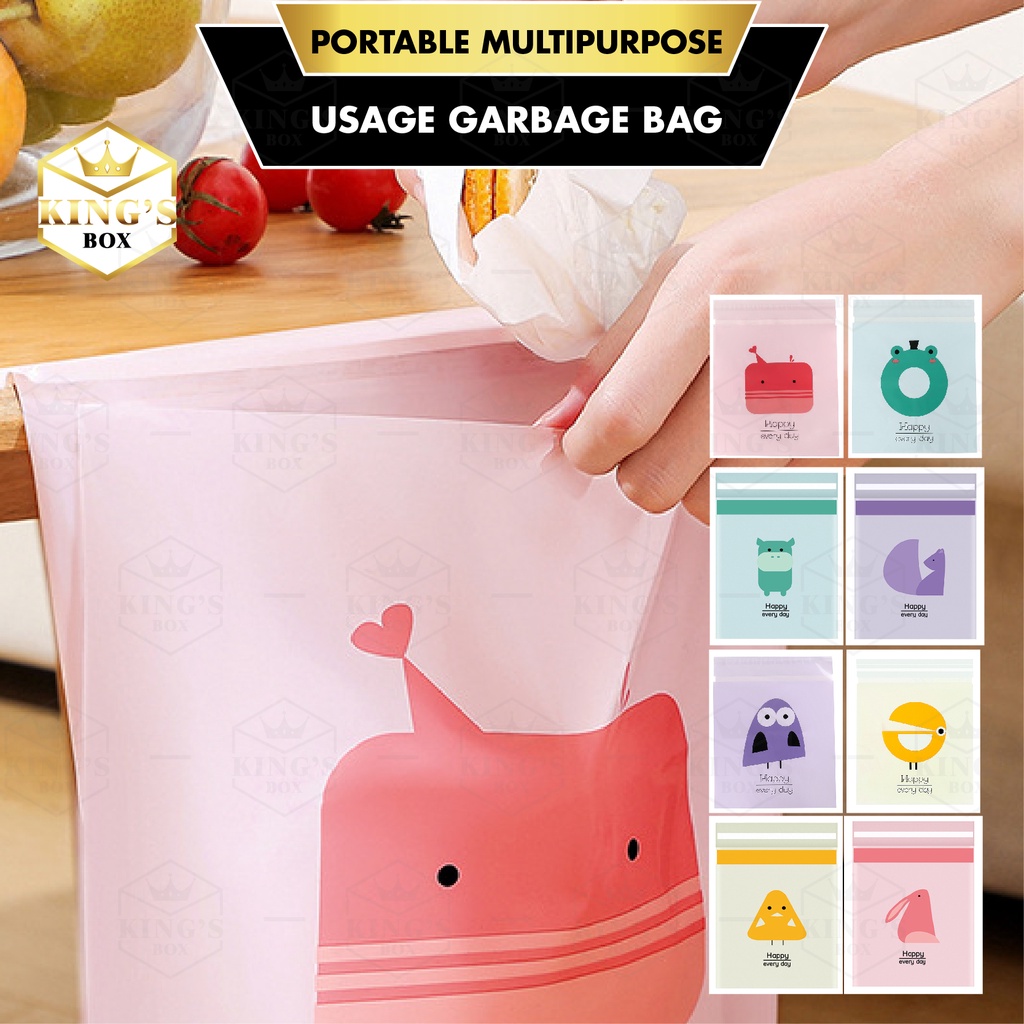 thumbnail image 2 of Vomit Bags 40-Pack Disposable Car Garbage Bags - Leak-proof Stick-On Trash Bags For Vehicles Disposable Stick-on Trash Bags 2 of 13