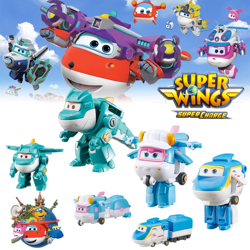Wings Super Mini Transforming Robot Toy Set Perfect Playtime For ...
