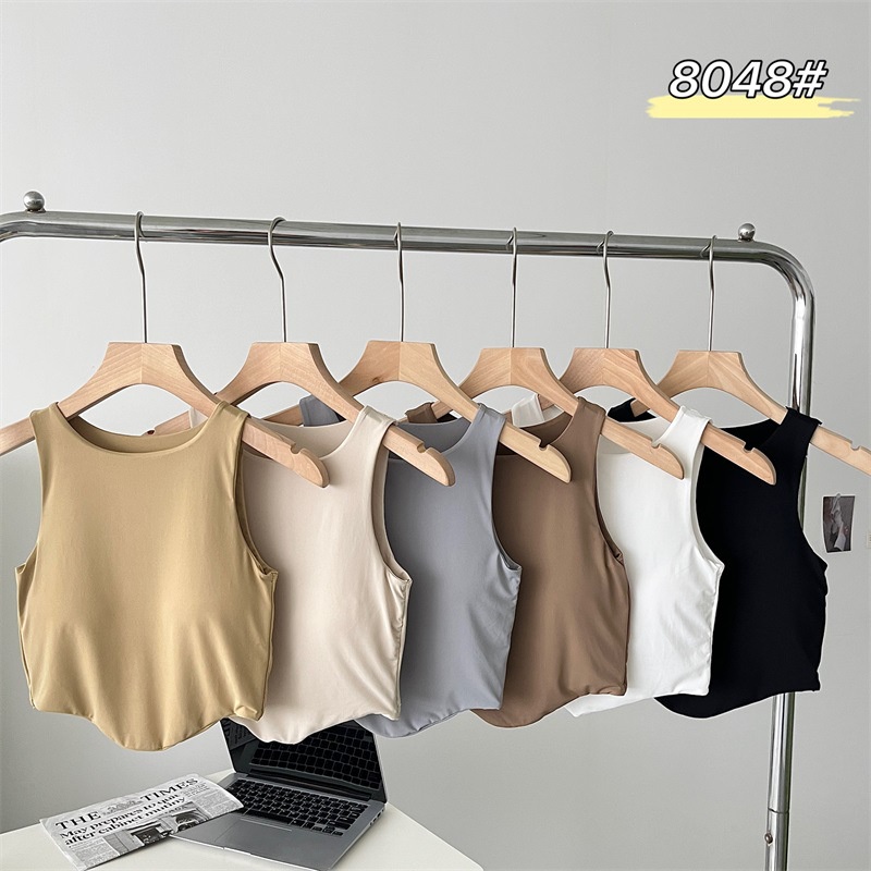 For 40-60kg Summer Ice Silk Back Shaping Spaghetti Straps Chest Wrap ...