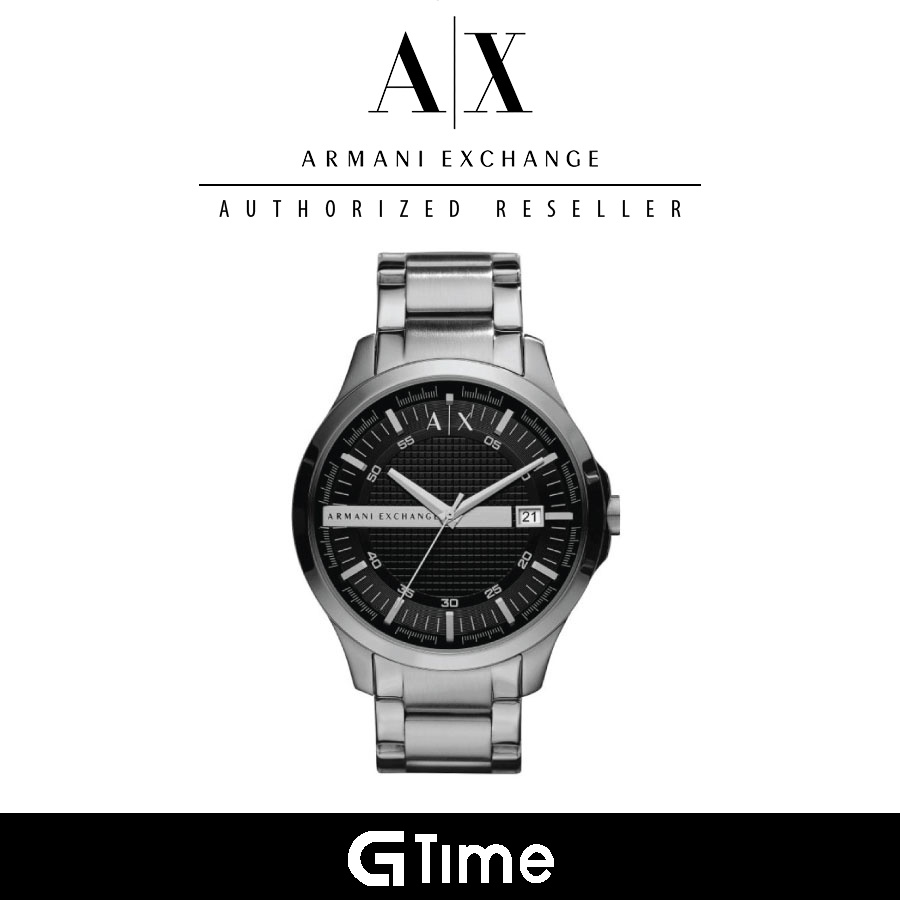 [Official Warranty] Armani Exchange AX2103 Men's Three-Hand Date Grey ...