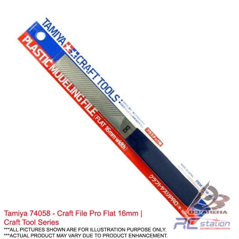 Tamiya #74058 - Craft File Pro Flat 16mm | Craft Tool Series | Shopee ...