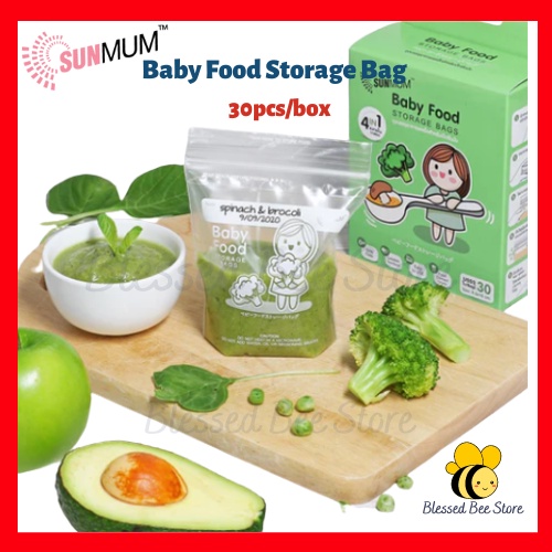 Sunmum Disposable Milk Powder/ Baby Food Storage Bag (30bags) Shopee Malaysia