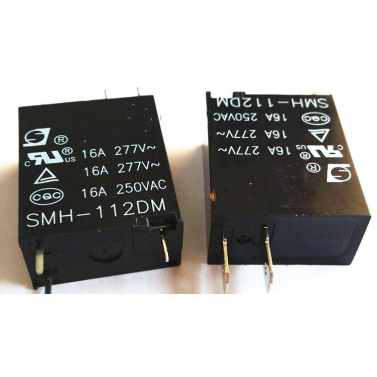 Relais SANYOU SMH-112DM - 16A 250V - 5 Broches - Tension Bobine 12V - Neuf