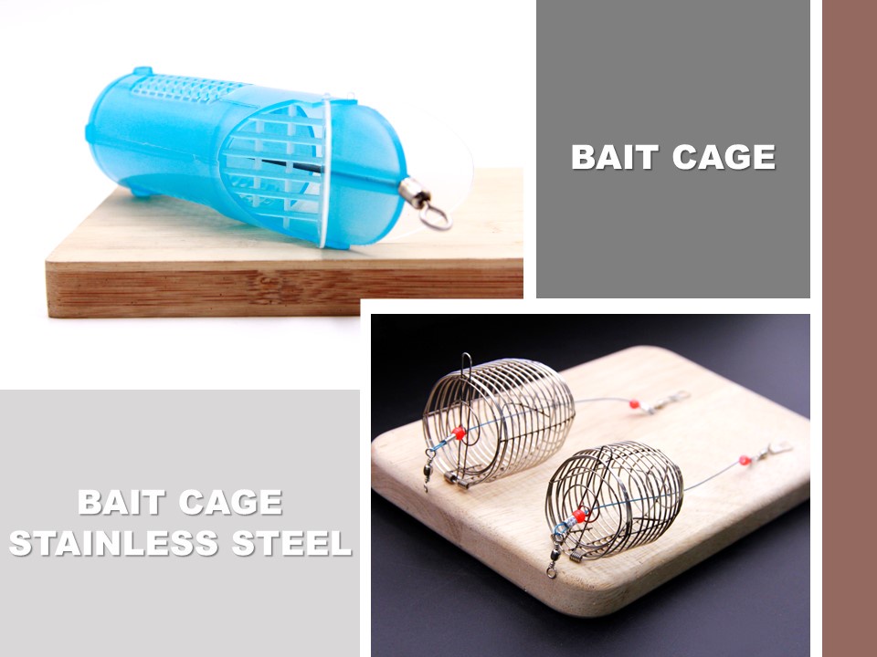 Fish Trap Small Stainless Steel Bait Cage Basket Feeder