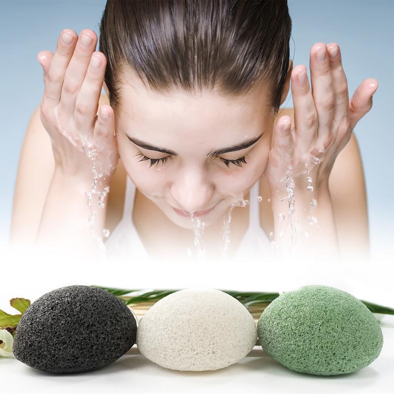 Face Washing Cleansing Sponge Natural Konjac Facial Puff Face Care ...