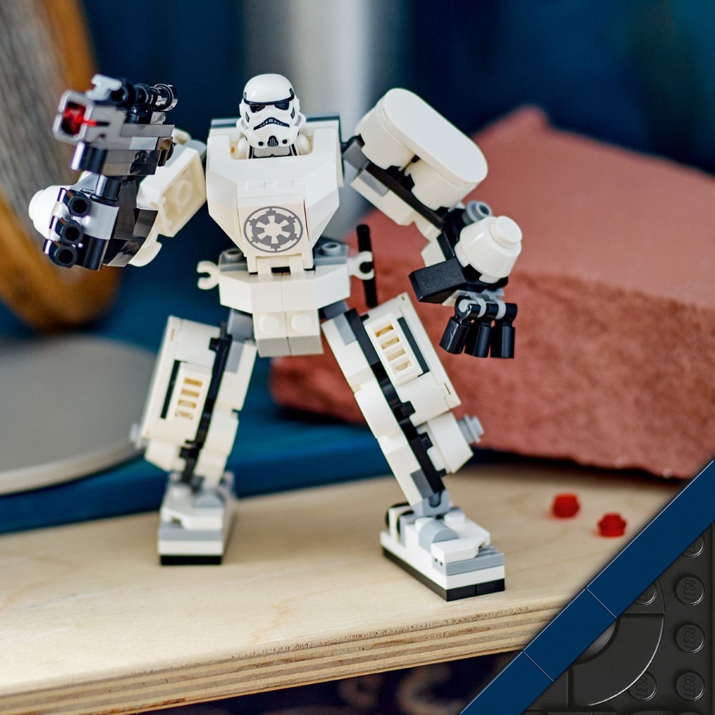 LEGO 75370 Star Wars Stormtrooper Mech Building Toy Set (138 Pieces ...