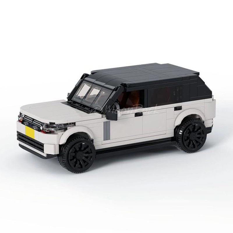 MOC Range Rover 400PS ORV Cars White Off-Road Vehicle Building Blocks ...