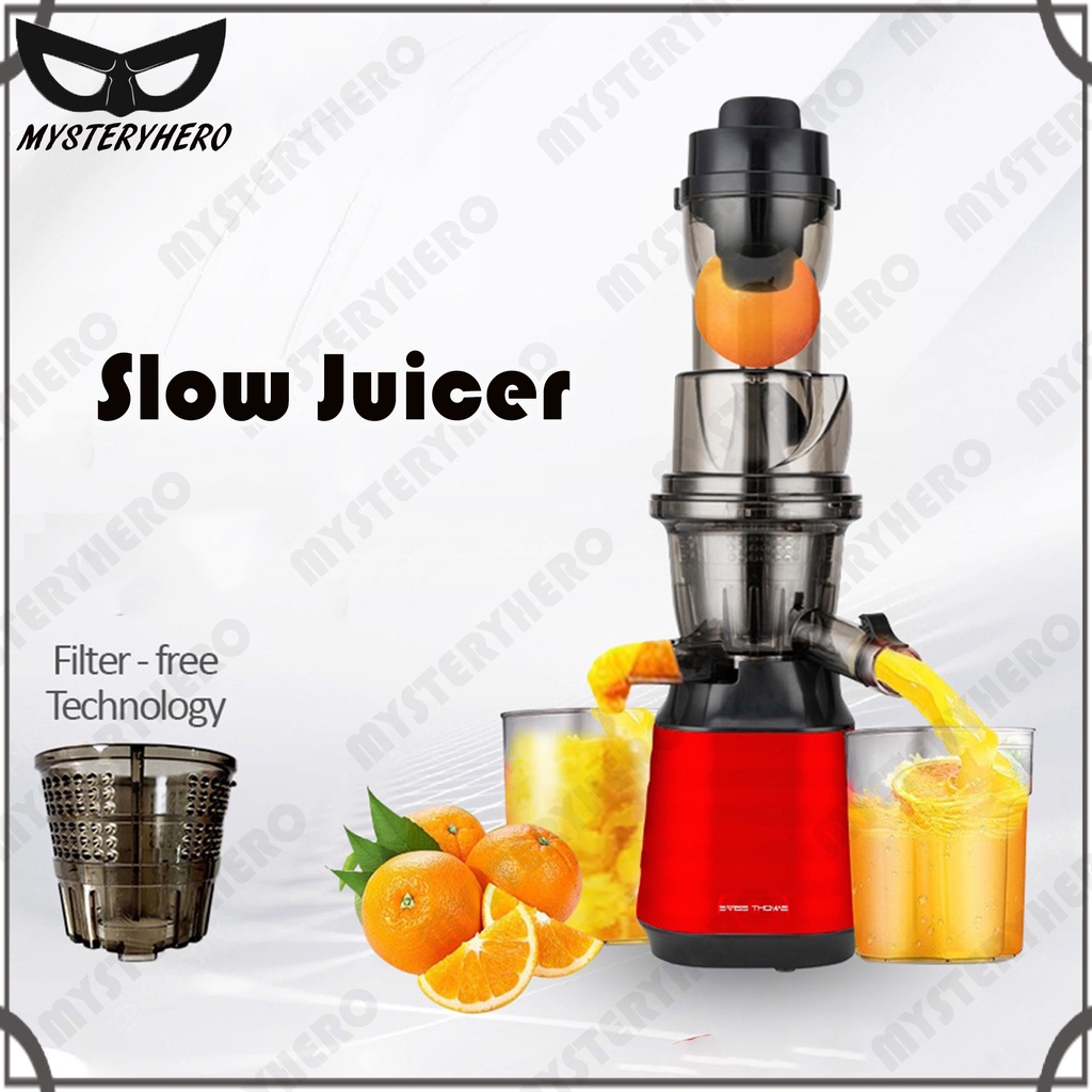 Swiss Thomas Screenless Filter Free Slow Juicer Juice Extractor