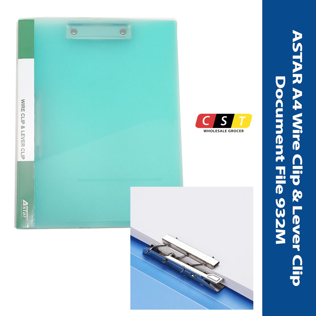 ASTAR A4 Wire Clip & Lever Clip Document File 932M | Shopee Malaysia