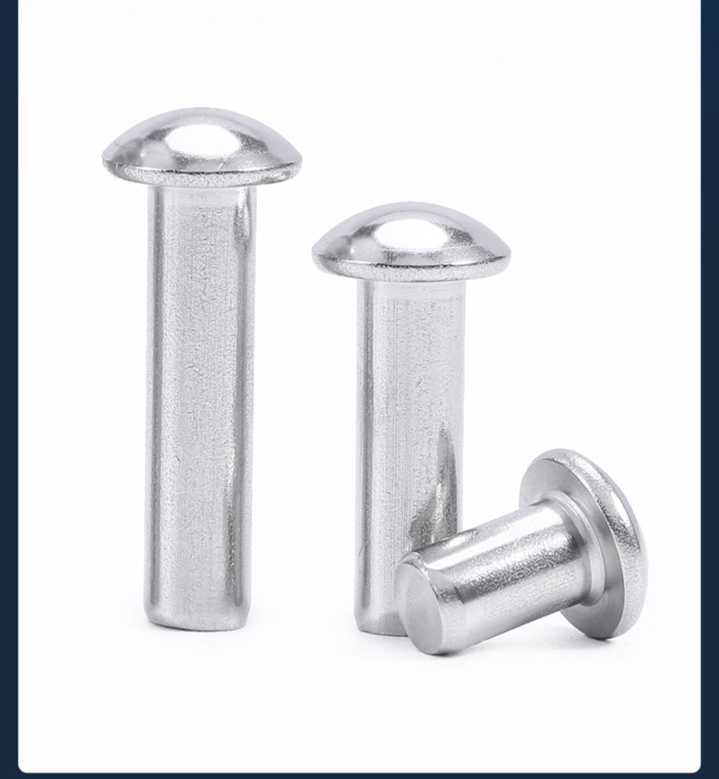 [WDY] 304 Stainless Steel Semicircle Head Solid Rivets GB867 Hand ...