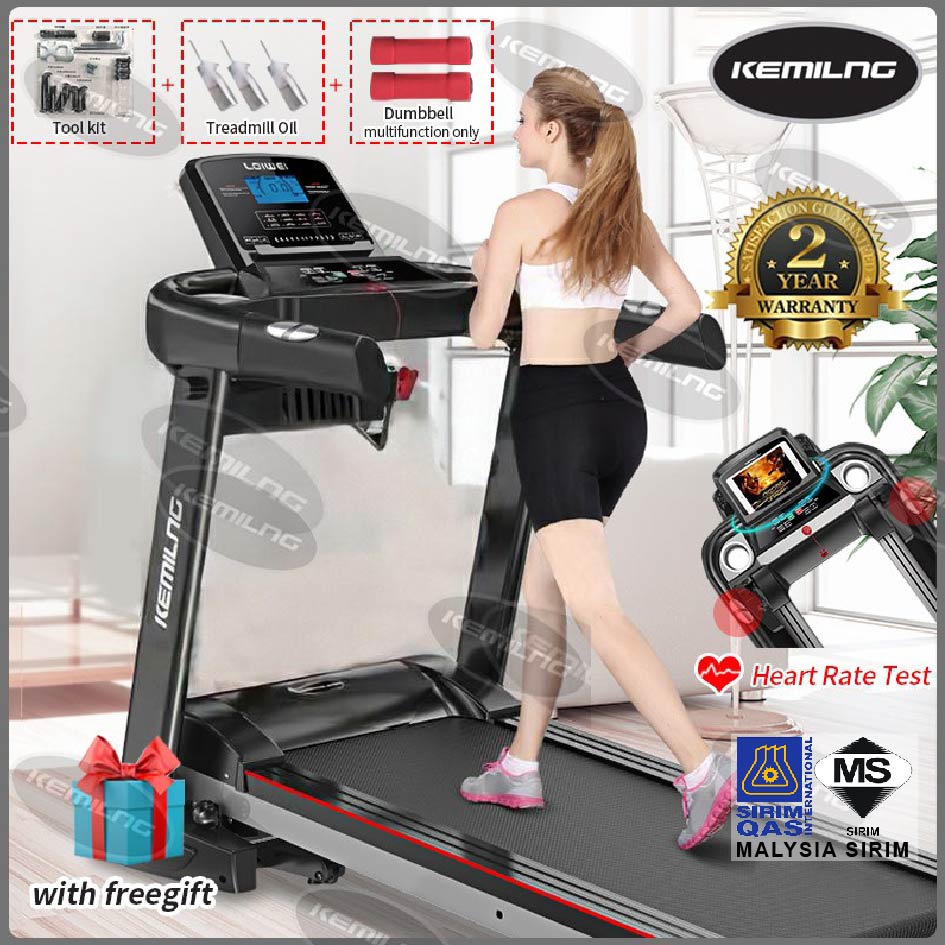 Kemilng Treadmill M7 3.0Hp NEW 3YEAR WARRANTY MACHINE CAN FOLD alat senaman Jogging Gym Walking Running Pad