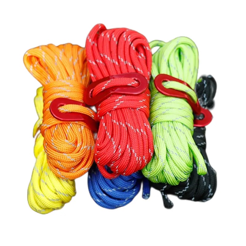 4 Meter Nylon Reflective Fastening Wind Rope Flysheet Tarp Hammock Tent ...