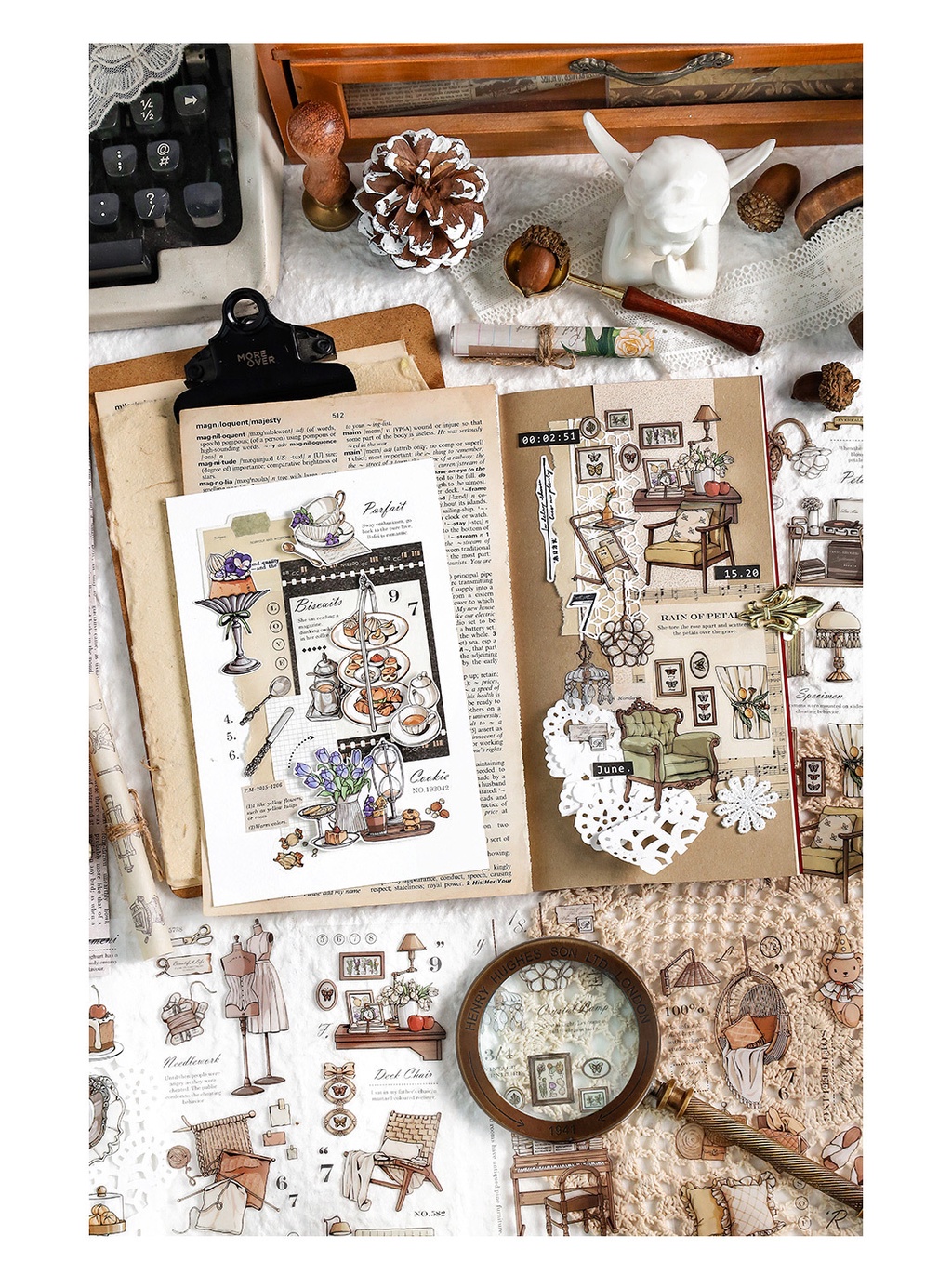 ENWEI 6 Pcs [Vintage Prologue Series] Vintage Furniture Journal ...
