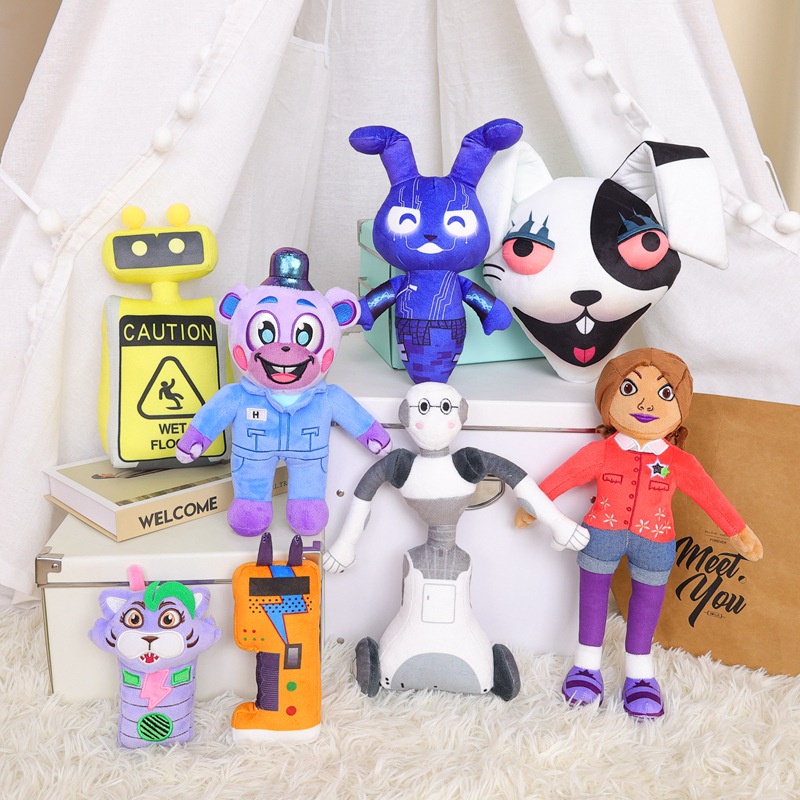 Security Breach Fnaf Ruin Plush Toy Midnight Destruction Series Cartoon ...