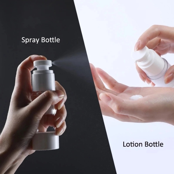 Push-type Large Capacity Plastic Liquid Bottle Refillable Flip Top ...