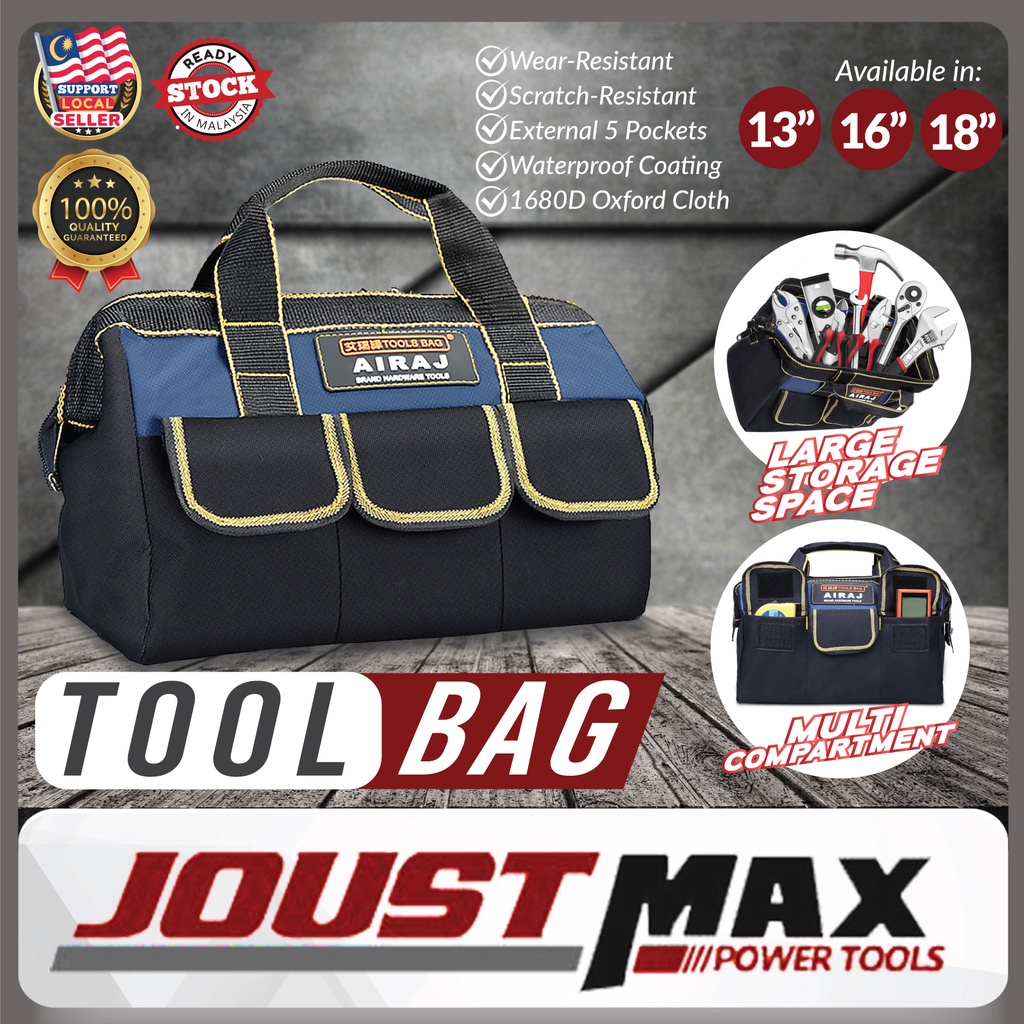 13INCH 16INCH 18INCH AIRAJ Tool Bag Beg Kalis Air Multipurpose Water ...