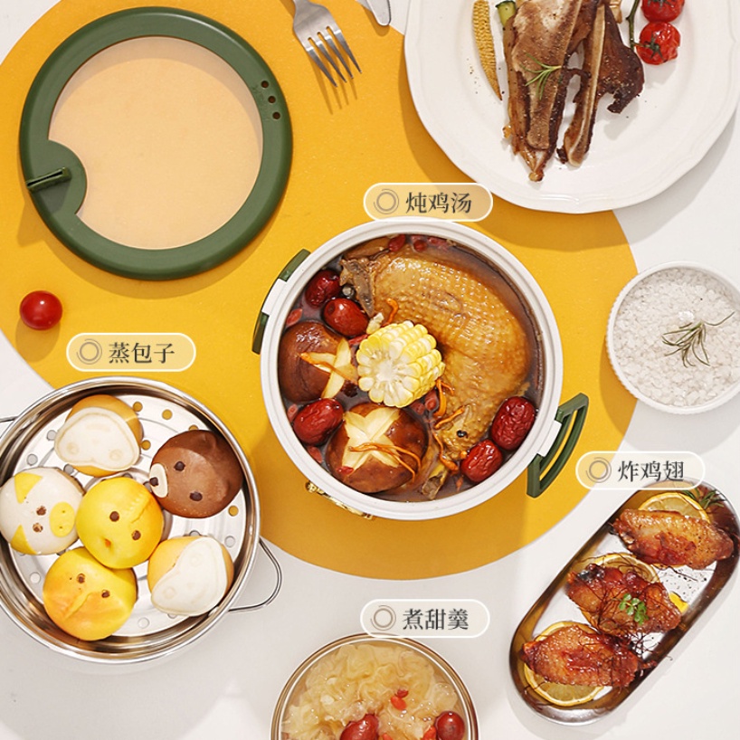 Electric Cooking Pot Multi-functional Mini Dormitory Student Cooking ...