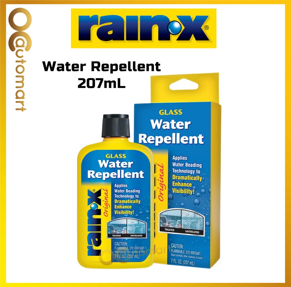 RainX Water Repellent Rain X Rainx Window Glass Repellent Original Treatment Plastic Repellent