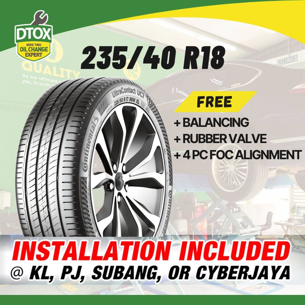 [Installation Provided] New Tyre 235/40R18 | Shopee Malaysia