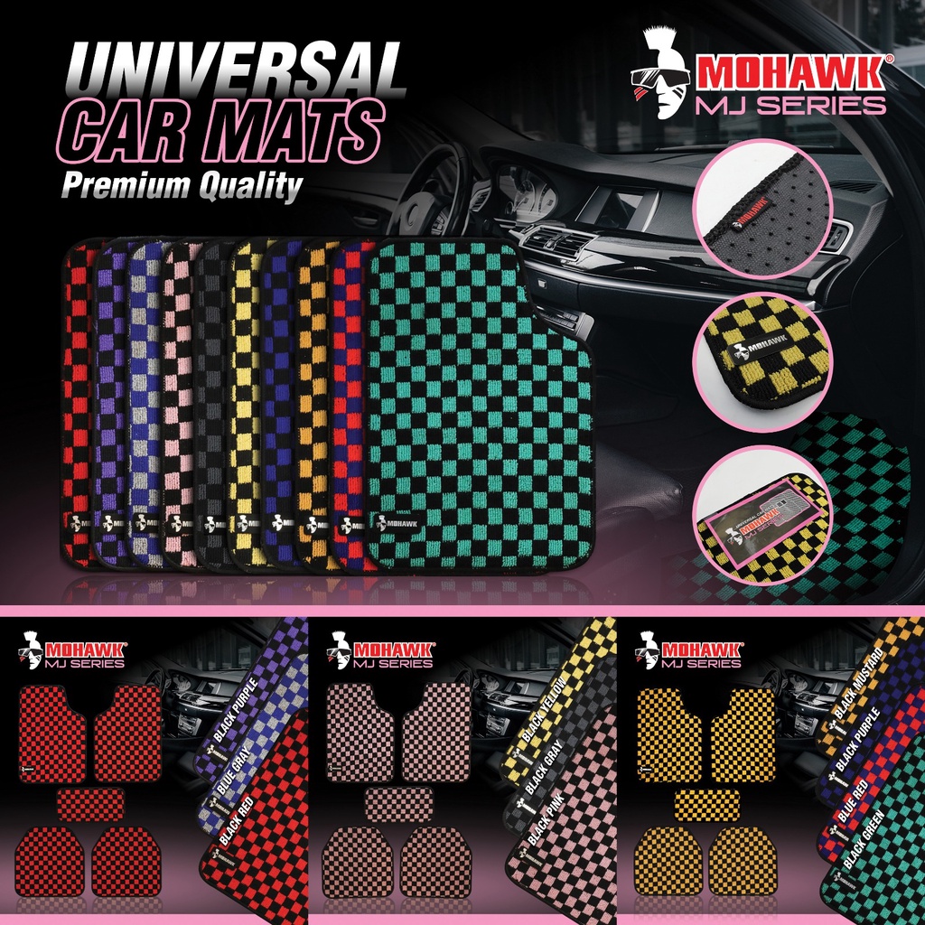 Mohawk Carpet Checkmate Dadu Mat Floor Mat Universal Size Karpet kereta ...