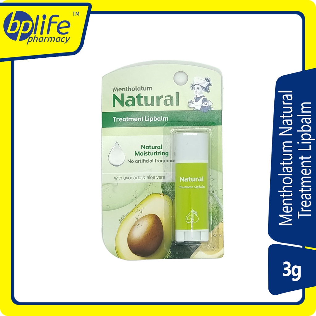 Mentholatum Natural Treatment Lipbalm 3g Shopee Malaysia