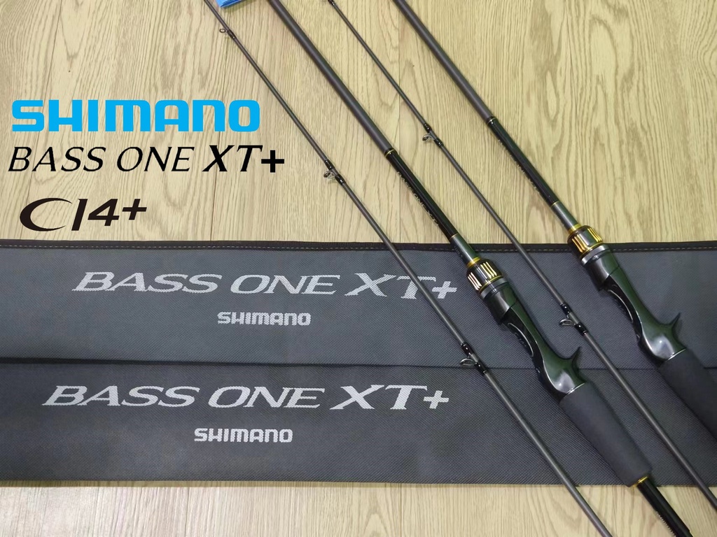 18' & 23' SHIMANO BASS ONE XT / XT+ SPINNING/BAITCASTING (BC) ROD