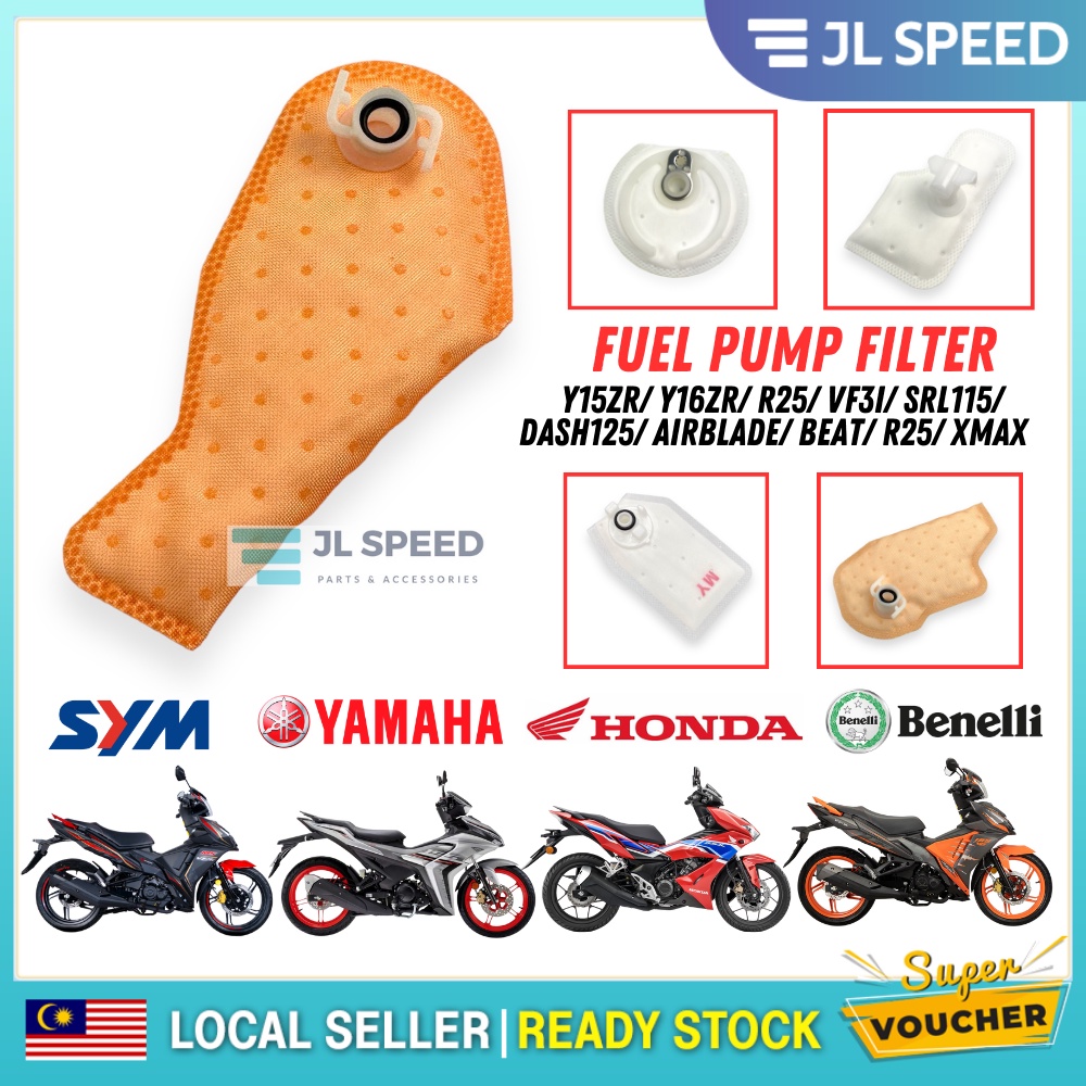 PETROL FUEL PUMP FILTER VF3I YAMAHA Y15 Y16 FZ R15 R25 SRL NMAX NVX