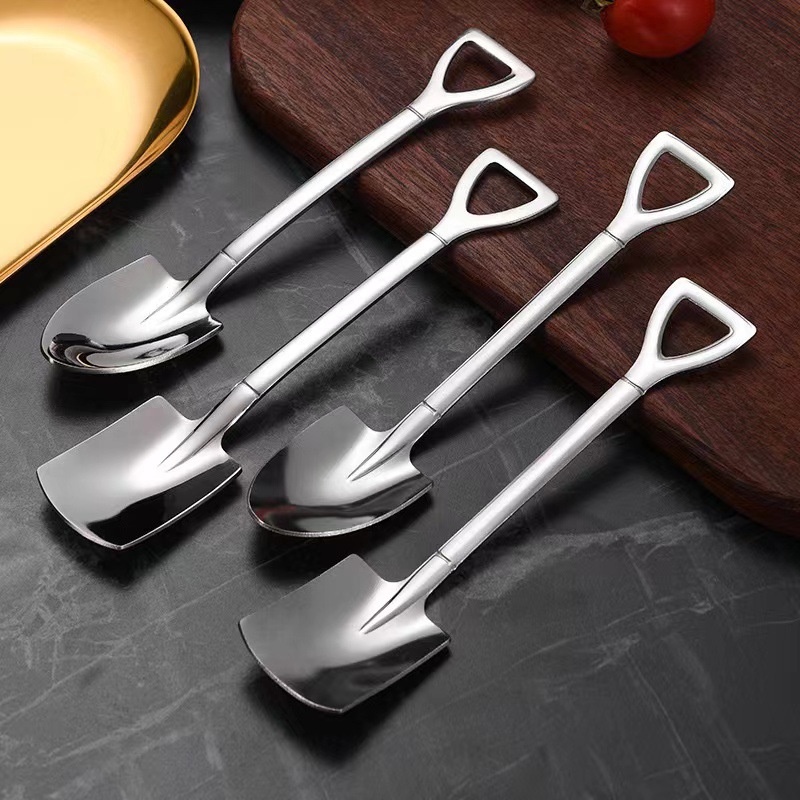 Durable Thickened Smooth Spoon / Stainless Steel Watermelon Creative ...