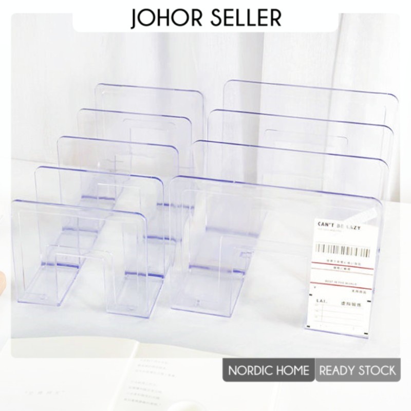 【NordicHome】Stackable Bag Storage Box Transparent Divider Handbag ...