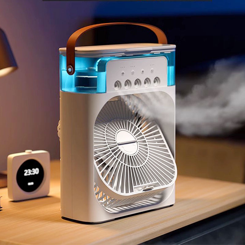 Mini Air Conditioner Portable Cooling Fan Aircond 4 in 1 Humidifier ...