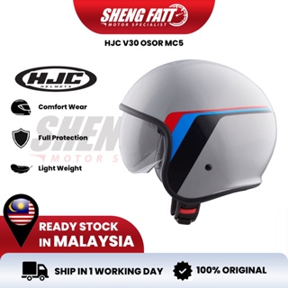 HJC Helmet FG-JET Semi Flat Titanium With 3 Years Warranty By HJC Malaysia  in Malaysia 