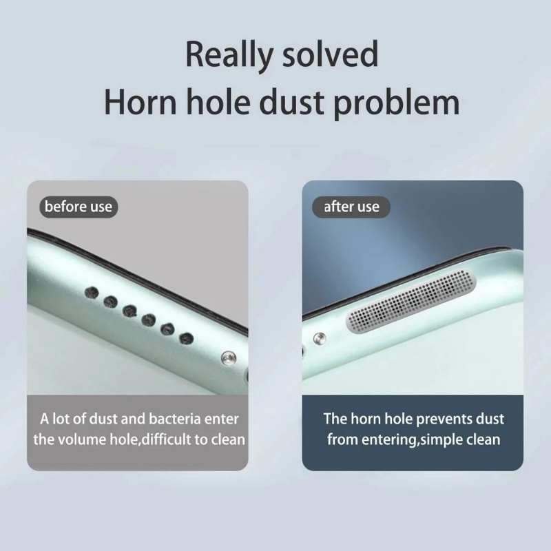 4Pcs/Set Mobile Phone Speaker Mesh Dustproof Net Stickers /Cell Phone ...