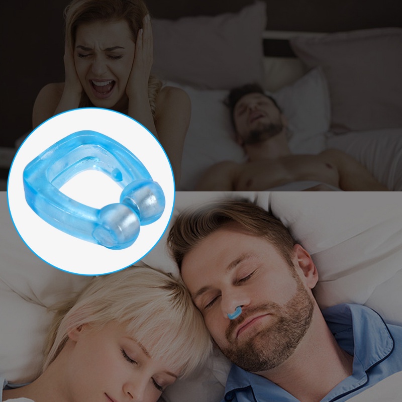 [ Featured ] 1 Pc Blue Silicone Anti-snoring Device Adults Snoring-stop ...