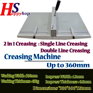 Manual Perforator Machine Paper Perforating 360mm For Gift Card