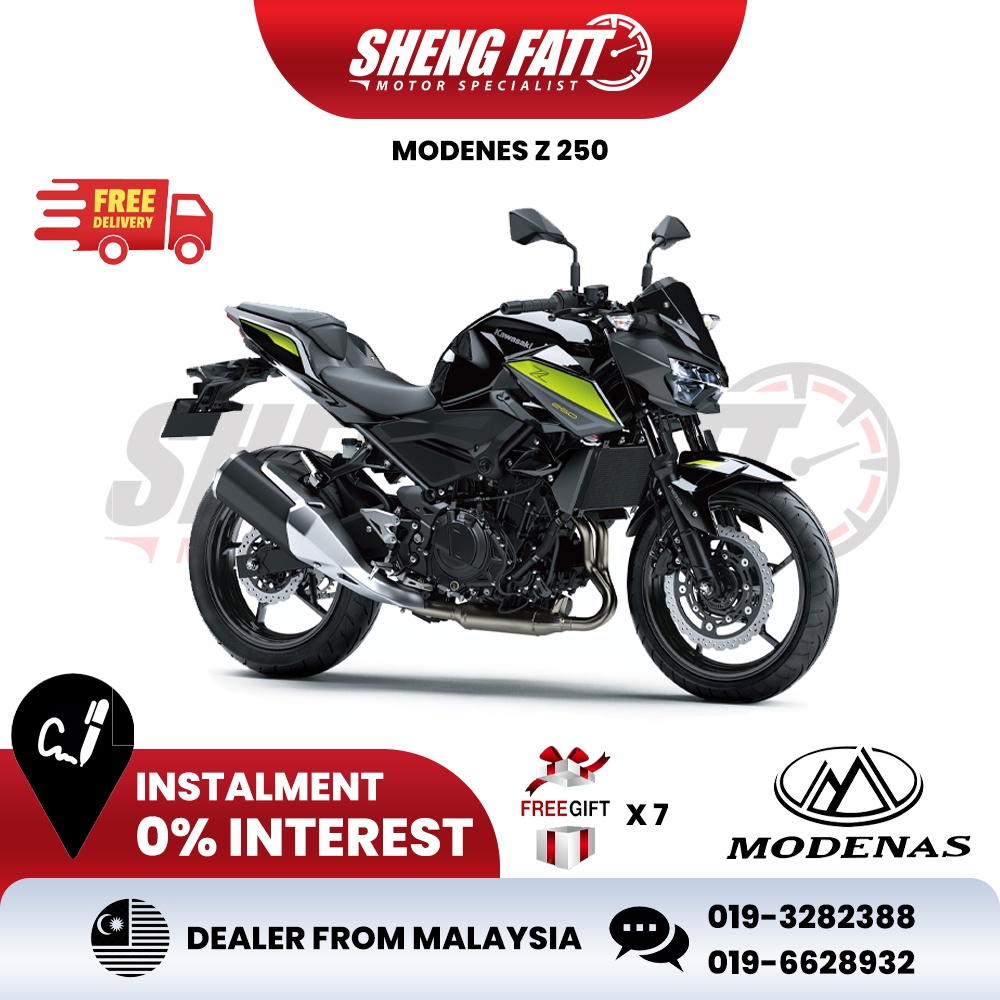 Modenas Z 250 Motor 6 Speeds Clutch Motorcycle Kawasaki 250cc Mudah ...