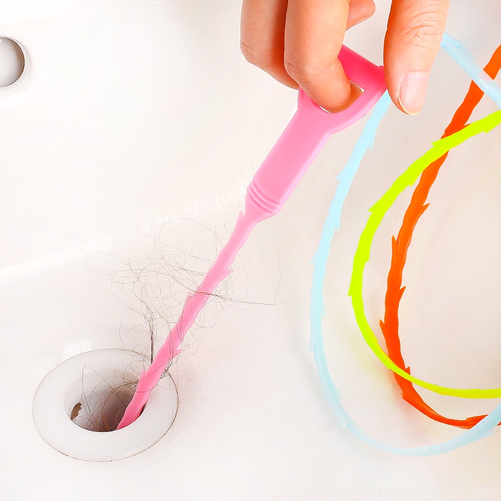 Flexible Hair Sewer Sink Drain Sewer Hair Cleaner / Bathroom Pipe ...